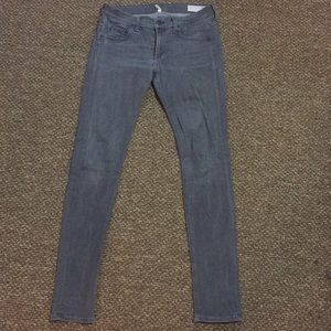 Rag & bone grey skinny jeans 28
